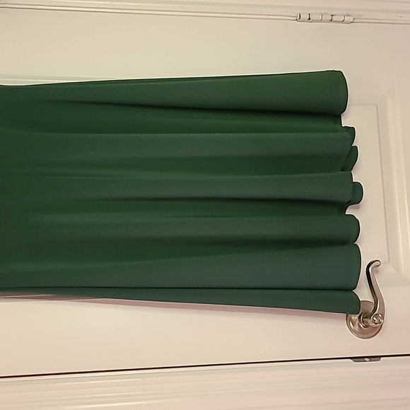 SOLD-DO NOT PURCHASE-Ann Taylor Petite V Neck Midi Dress NWT Forest Green SP - Picture 5 of 11